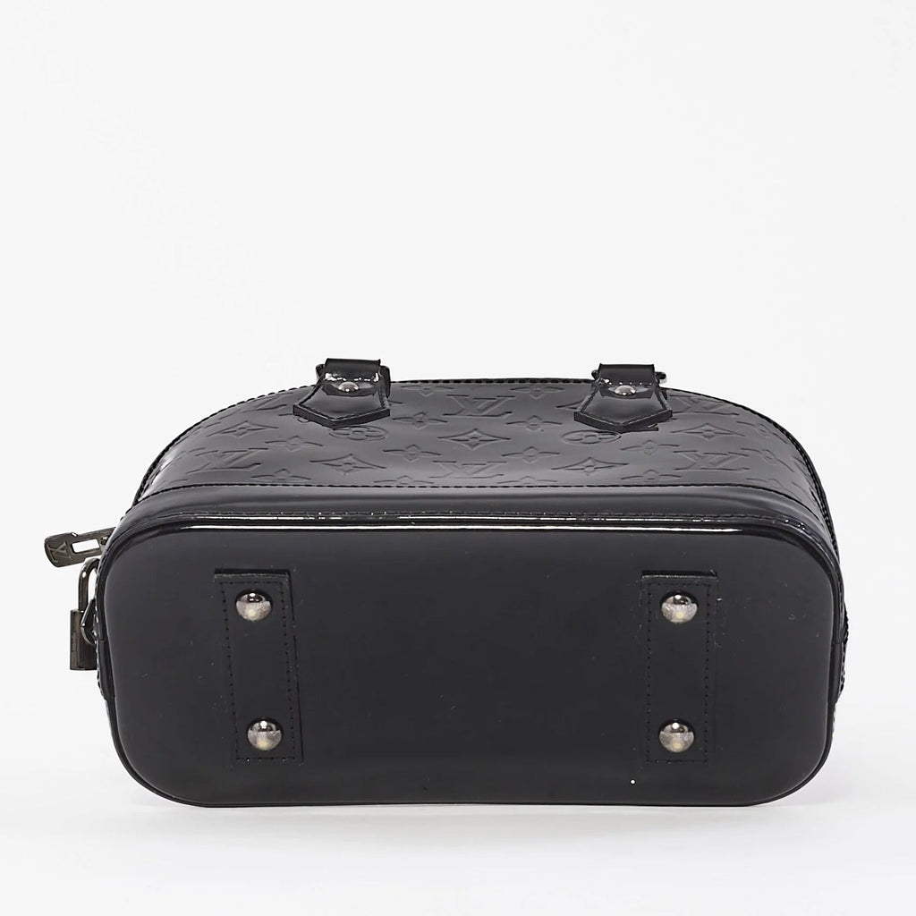 Louis Vuitton Vernis Monogram Alma BB Handbag - Black