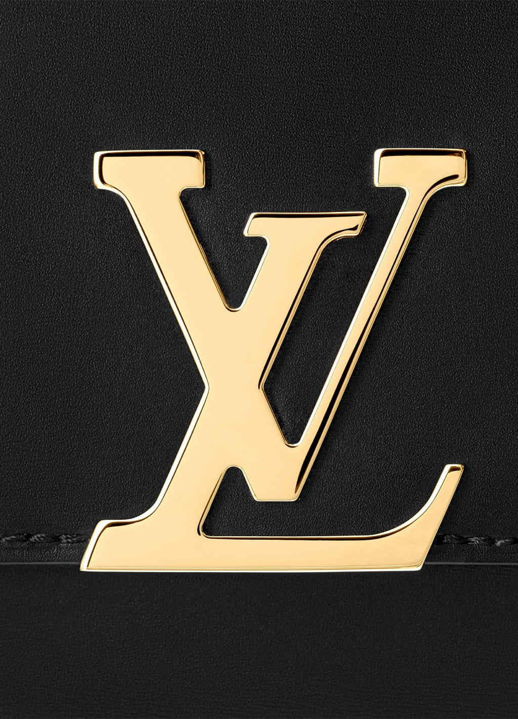 Louis Vuitton Pochette Louise Clutch Shoulder Bag - Black