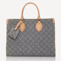 Louis Vuitton Monogram Denim OnTheGo MM Shoulder Bag – Trianon Grey