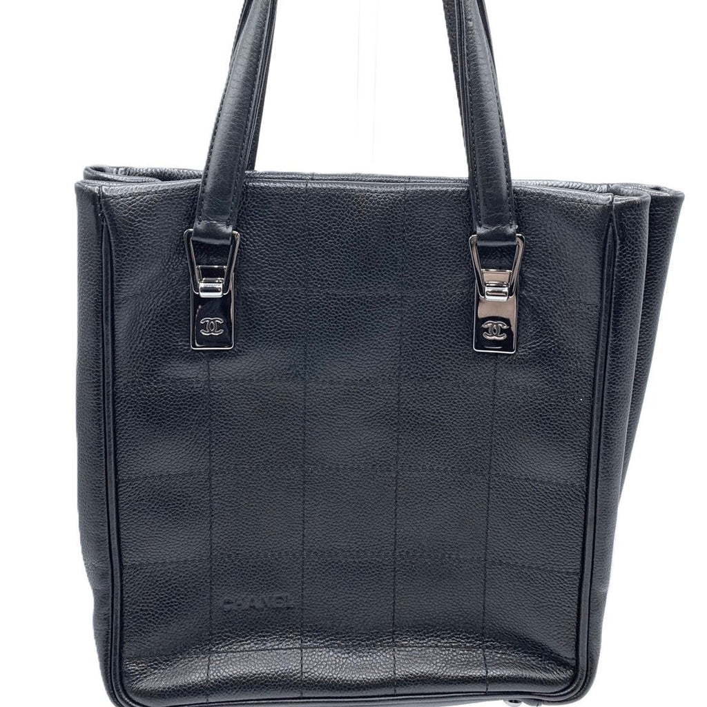 Chanel Caviar Skin Tote Bag Black