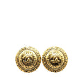 Chanel Gold-Plated Coco Mark Earrings
