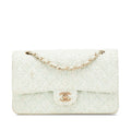 Chanel Coco Mark Matelasse 25 Tweed Leather Shoulder Bag