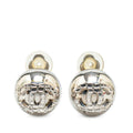 Chanel Metal Coco Mark Ball Earrings 00A