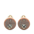 Chanel Coco Mark Heart Motif Earrings