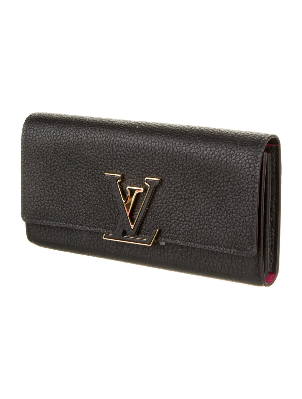 LOUIS VUITTON TAURILLON LEATHER PORTEFEIULLE CAPUCCINE WALLET