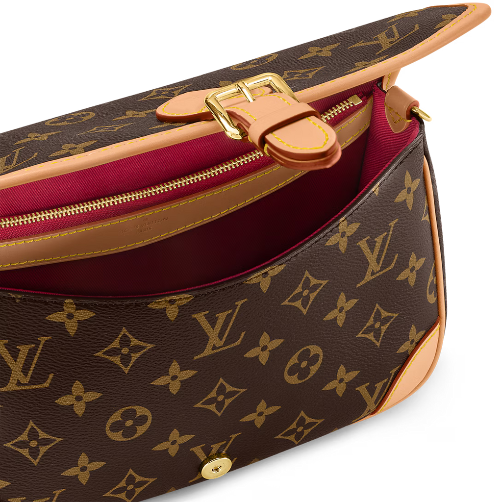 Louis Vuitton Diane Satchel Crossbody Bag - Fuchsia