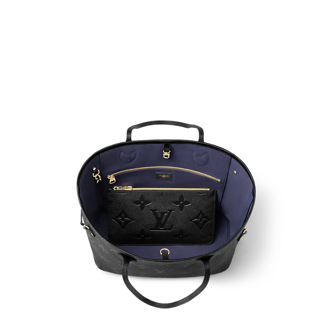 Louis Vuitton Neverfull MM Monogram empreinte Black