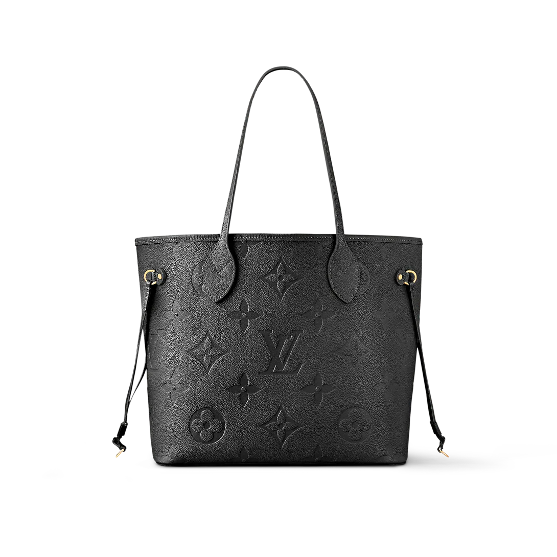 Louis Vuitton Neverfull MM Monogram empreinte Black