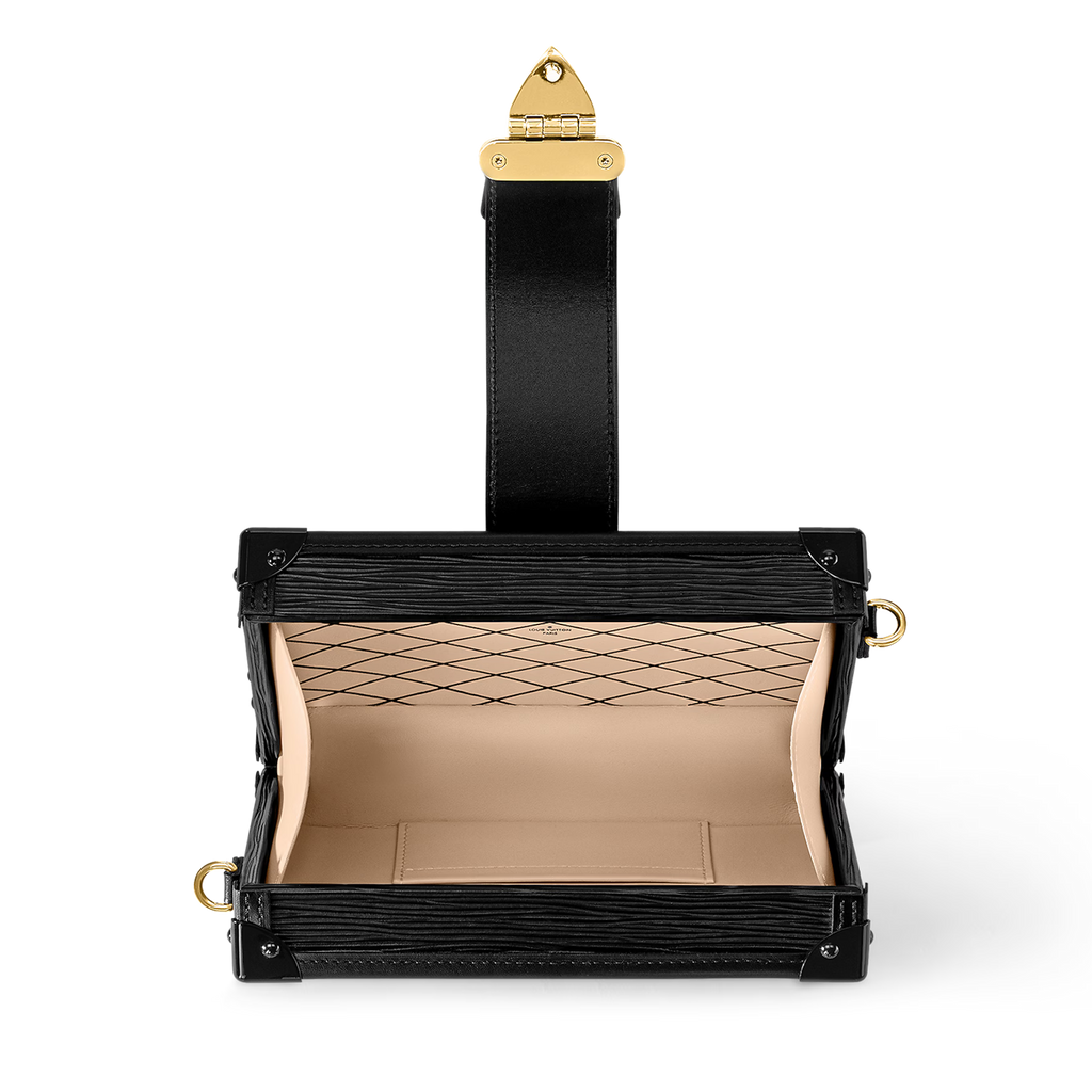 Louis Vuitton Petite Malle Handbag - Black