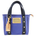 Louis Vuitton Blue Antigua Cabas PM Canvas Bag