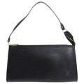 Louis Vuitton Black Epi Leather Pochette Accessoires Small Bag
