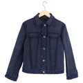 Louis Vuitton Monogram Blue Denim and Silk Jean Jacket - 38 / 6