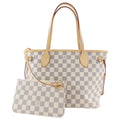 Louis Vuitton Damier Azur Neverfull MM Tote Bag with Insert
