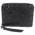 Louis Vuitton Black Empreinte Leather Small Zip Wallet