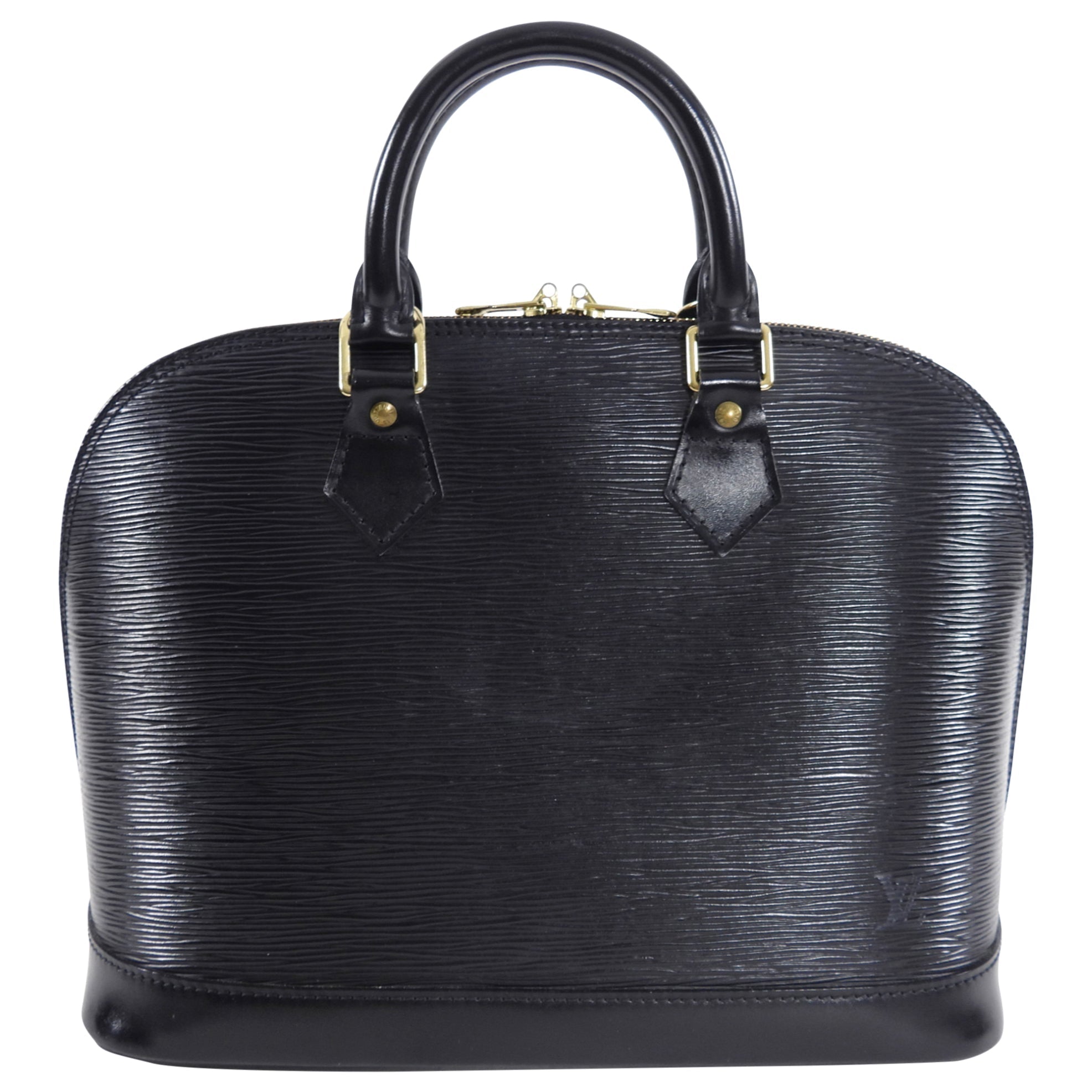Louis Vuitton Vintage Black Epi Alma PM Bag