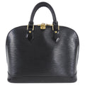 Louis Vuitton Black Epi Alma PM Domed Bag