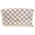 Louis Vuitton Damier Azur Felicie Pochette Crossbody Bag
