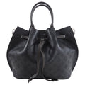 Louis Vuitton Black Mahina Leather Girolata Bag