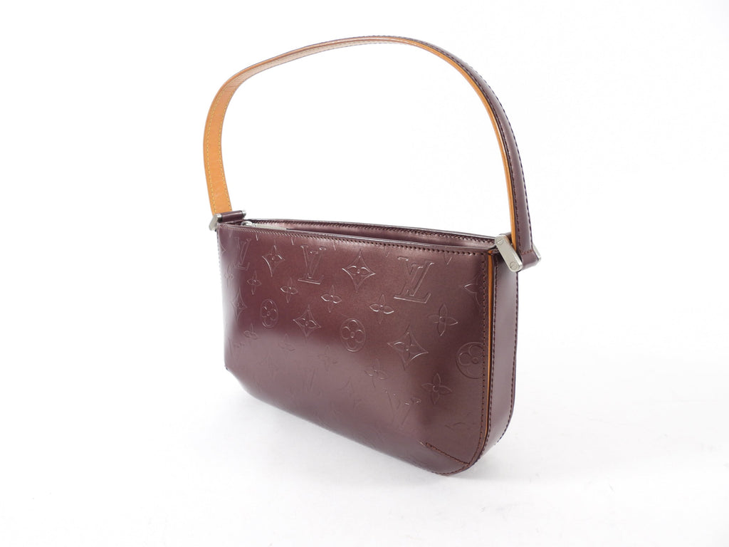 Louis Vuitton Monogram Mat Fowler Bordeaux Pochette Bag