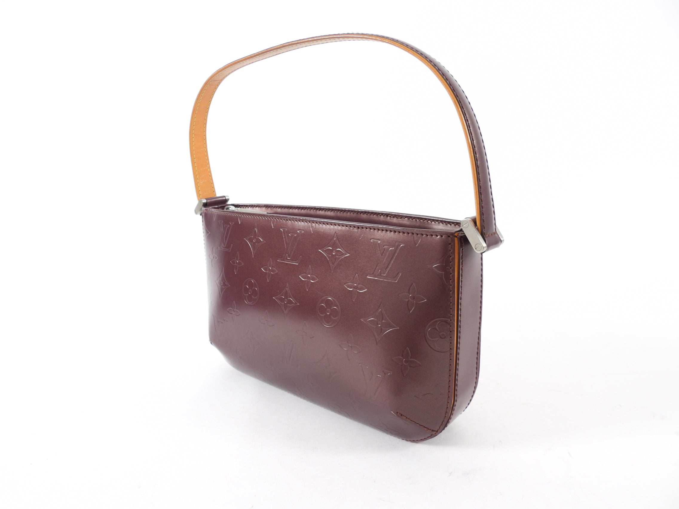 Louis Vuitton Monogram Mat Fowler Bordeaux Pochette Bag
