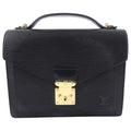 Louis Vuitton Vintage Black Epi Monceau Book Bag
