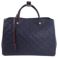Louis Vuitton Navy and Red Monogram Empreinte Montagne MM Bag