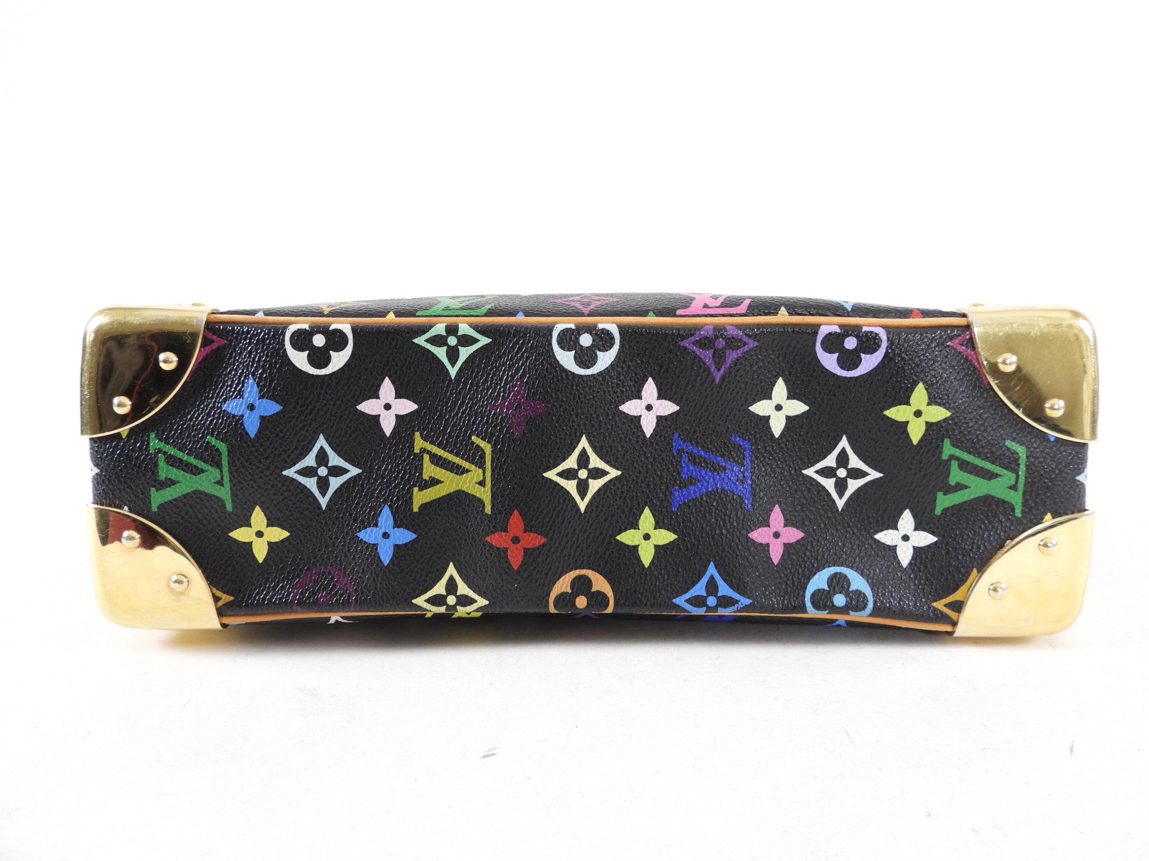 Louis Vuitton Vintage 2004 Black Multicolore Boulogne Shoulder Bag
