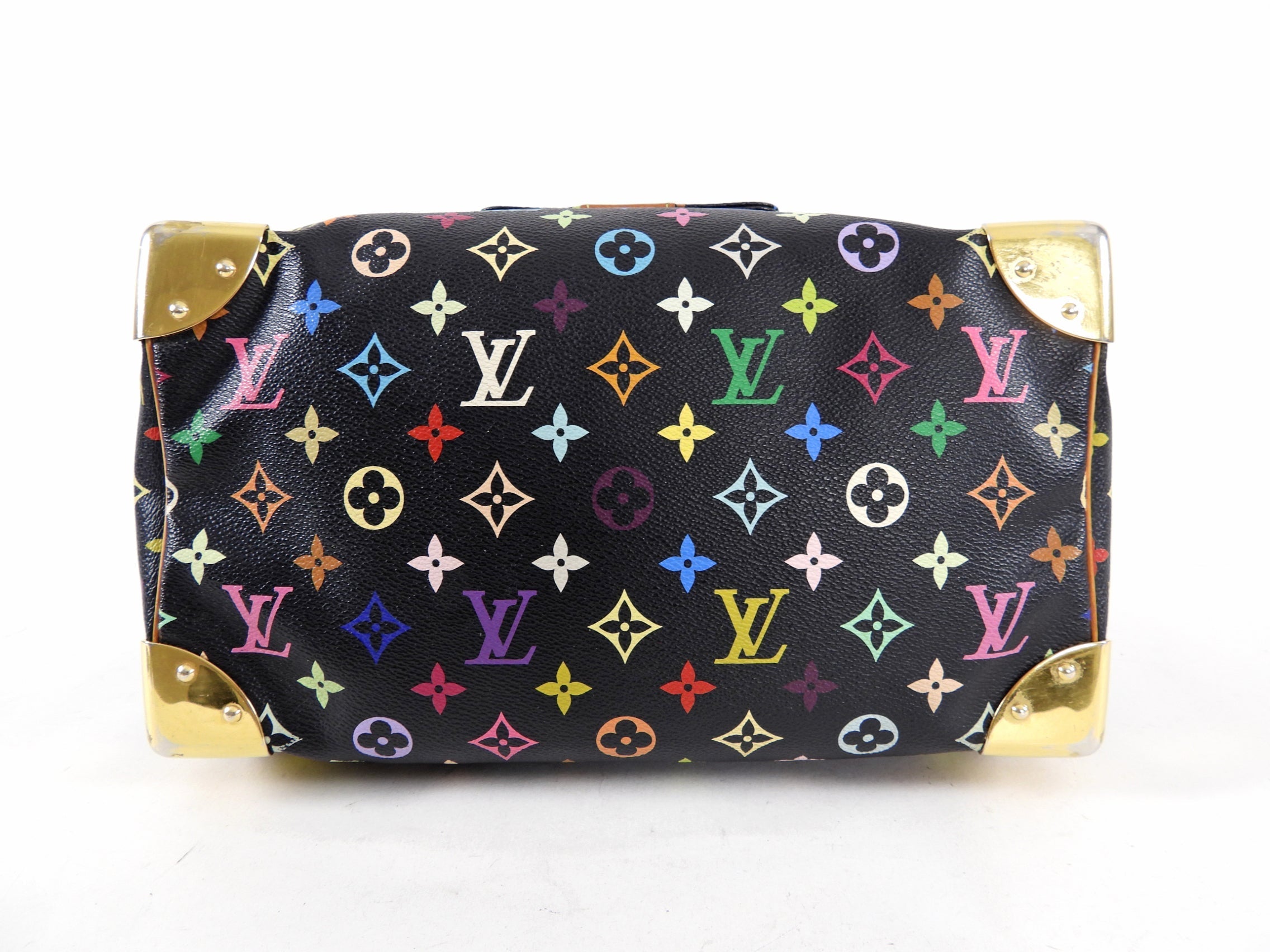 Louis Vuitton Monogram Multicolore Murakami Speedy 30 Black