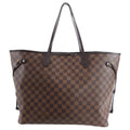 Louis Vuitton Damier Ebene Neverfull GM Red Interior