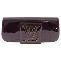Louis Vuitton Vernis Amarante Patent Logo Sobe Clutch Bag