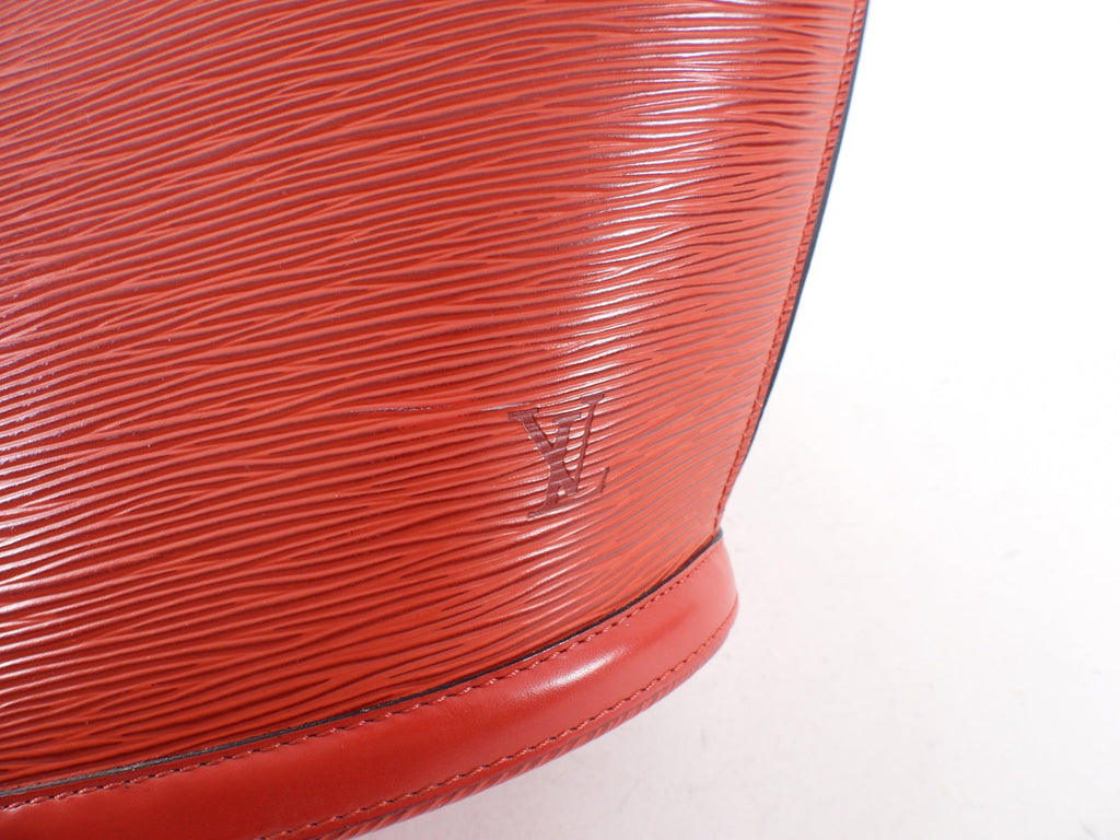 Louis Vuitton Vintage 1996 Red Epi Leather Saint Jacques GM Tote Bag