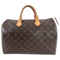 Louis Vuitton Monogram Speedy 35 Boston Bag