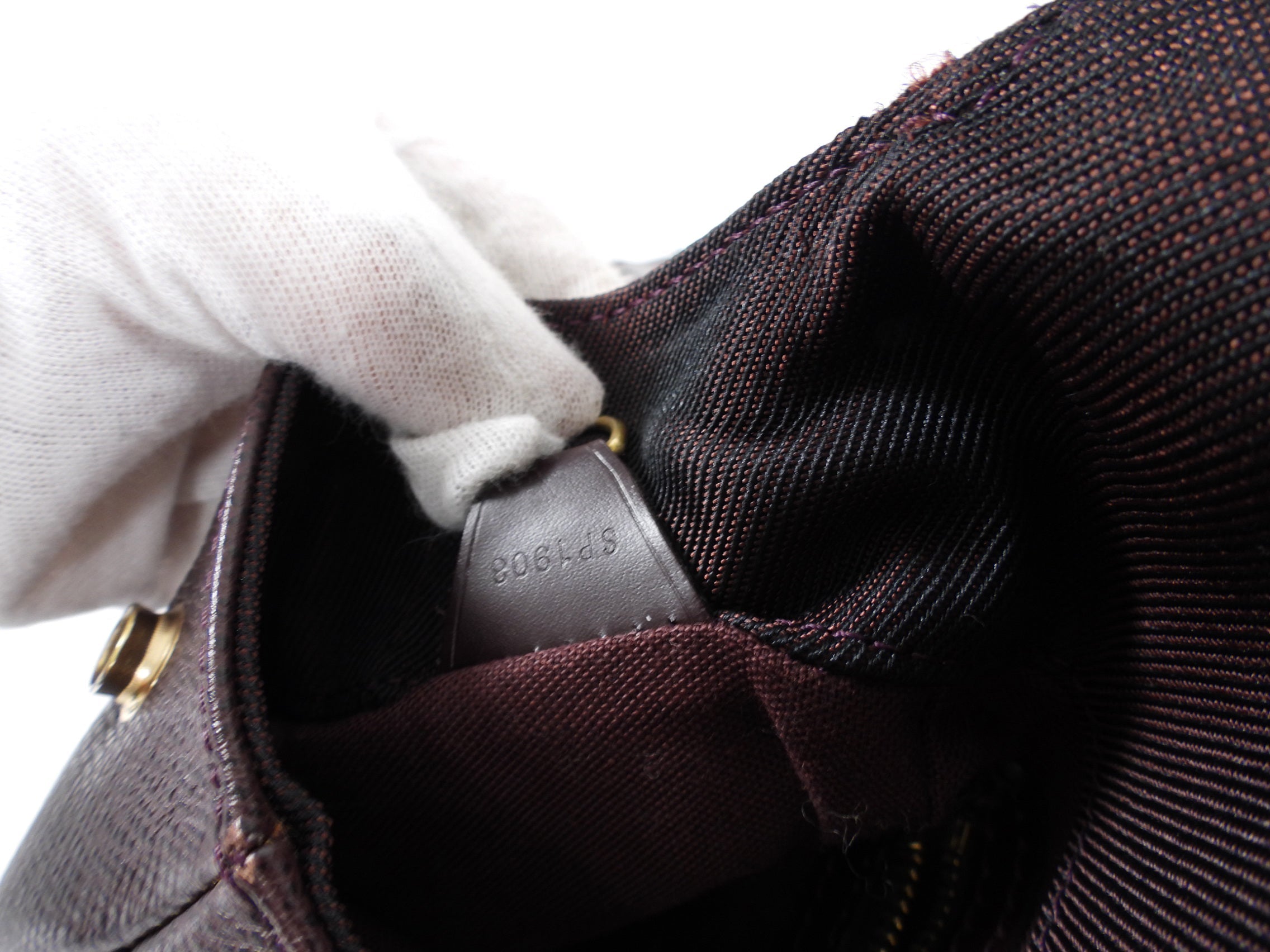 Louis Vuitton Bordeaux Taiga Leather Cassiar Backpack Bag