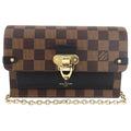 Louis Vuitton Damier Ebene and Noir Vavin Chain Wallet