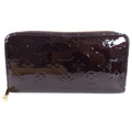 Louis Vuitton Plum Vernis Monogram Zippy Continental Wallet