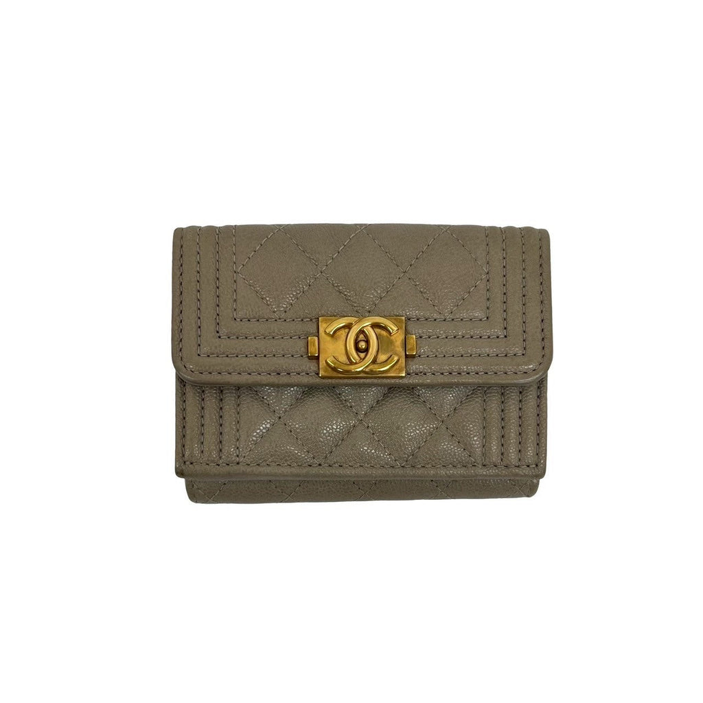 Chanel Boy Chanel Caviar Wallet