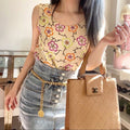 CHANEL Vintage silk top