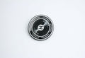 Chanel Vintage 04P Resin Black Disc Dynamic Brooch