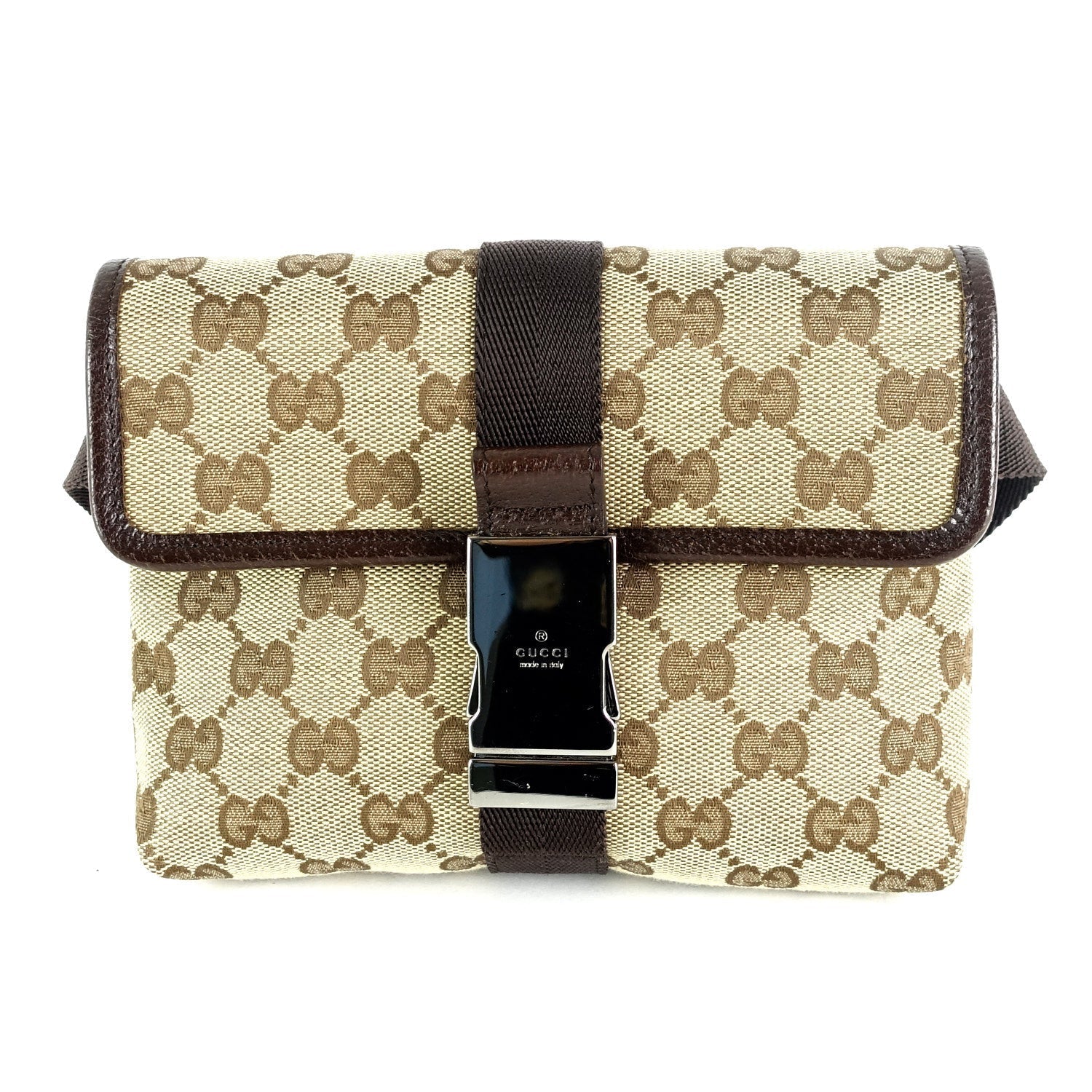 Gucci Monogram Canvas Belt Bag