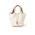 Hermès Picotin 18 Nata and Sesame Clemence/Swift Palladium Hardware