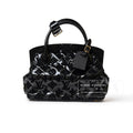 Louis Vuitton Fascination Lockit BB Black Patent Lambskin Gold Hardware