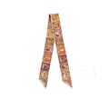 Hermès Twilly Le Boubou H Rouge/Blanc/Orange