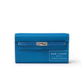 Hermès Kelly To Go Touch Mykonos/Blue Zellige Shiny Alligator/Epsom Palladium Hardware