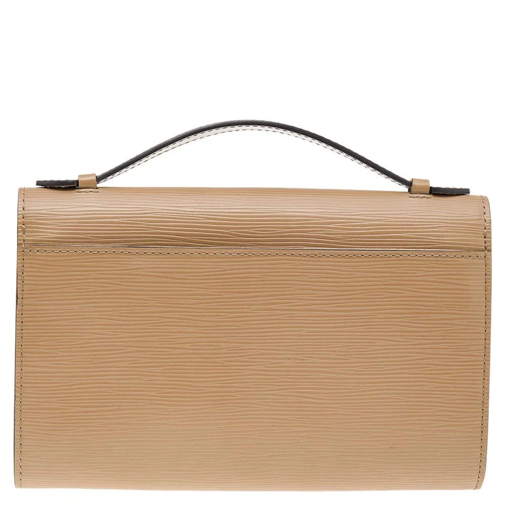 Louis Vuitton Dune Epi Leather Clery Pochette Bag - Beige