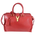 Saint Laurent Red Leather Cabas Chyc Bag