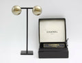 Chanel Vintage 1989 Imitation Pearl Gray Gold Brown Mixed Colour Round Clip-on Earrings