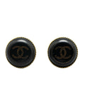 Chanel Gold-Plated Plastic Coco Mark Earrings 00A