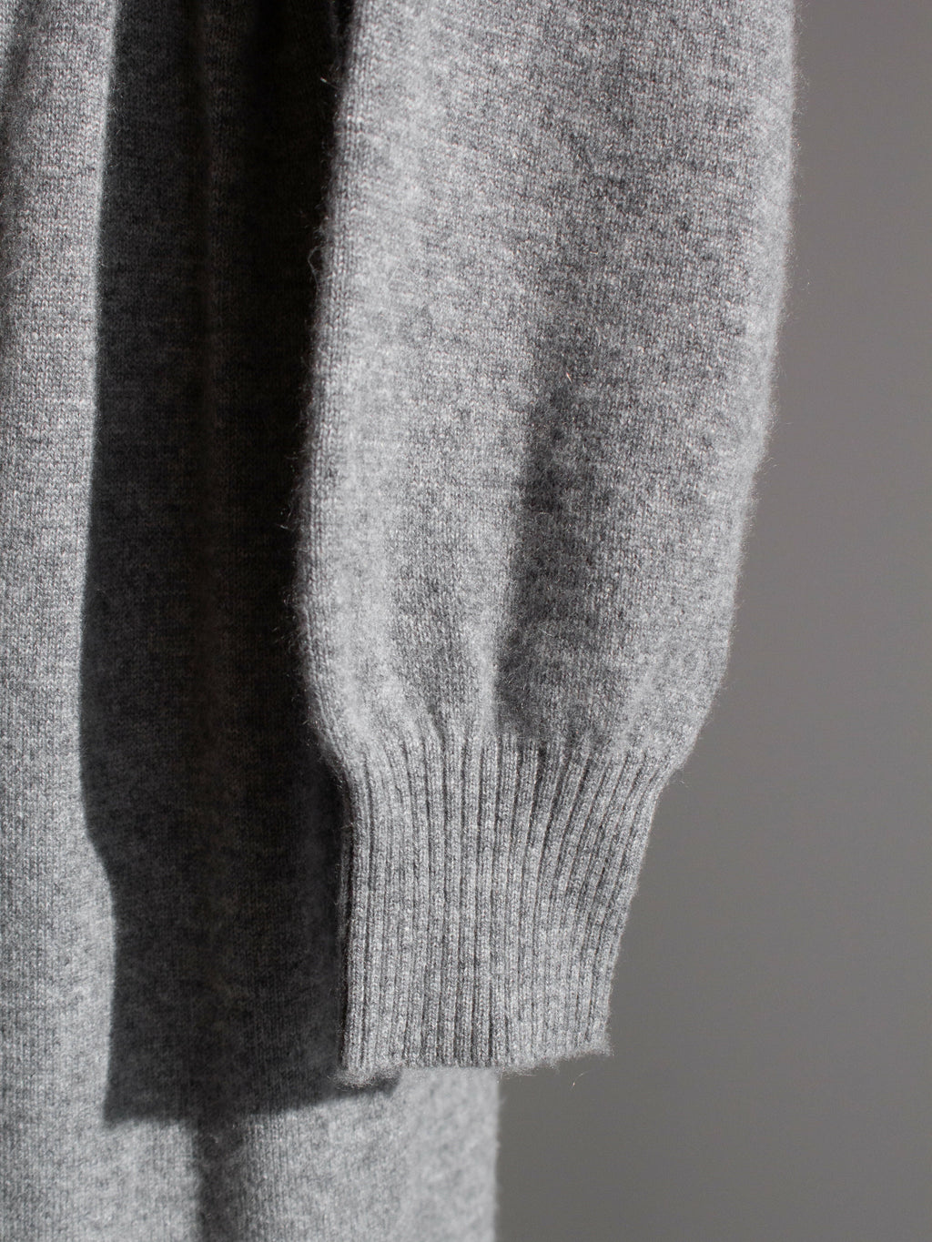 Rare Chanel F/W 1991 Grey White Pearl CC Cashmere Linda 91A Jumpsuit