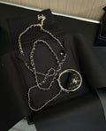 Chanel23c hula hoop long necklace