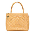 Chanel Coco Mark Matelasse Caviar Skin Reissue Tote Bag